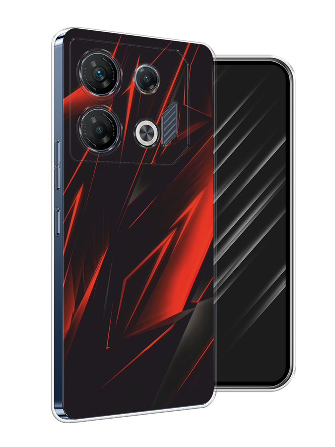 

Чехол Awog на Infinix GT 10 Pro "Игровой фон", Бордовый;красный;черный, 3104850-1