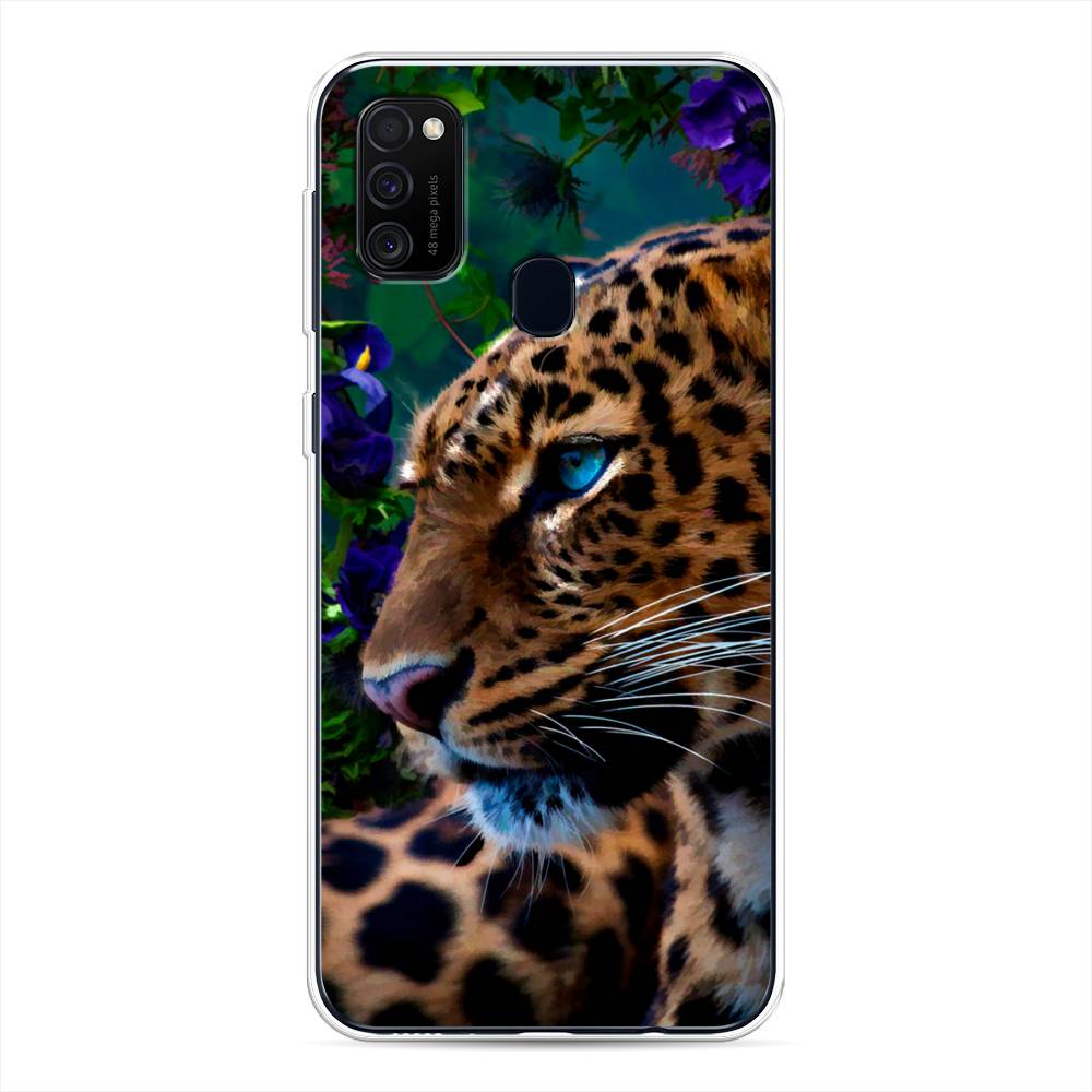 

Чехол Awog на Samsung Galaxy M30s/M21 "Хищный взгляд", Разноцветный, 29850-1