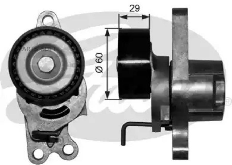

Ролик Натяжной Gates T39055 Gates арт. T39055