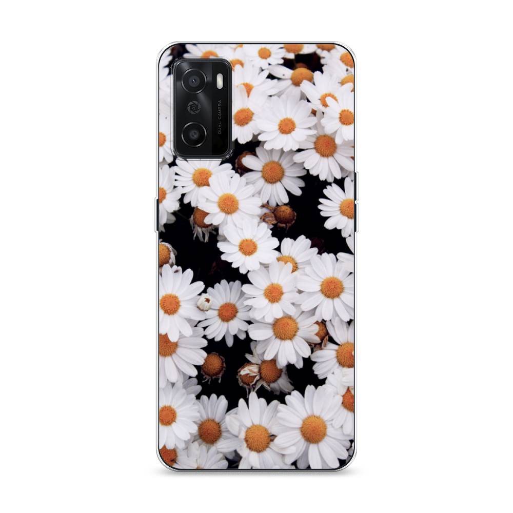 фото Силиконовый чехол "ромашковое поле" на oppo a55s 5g awog