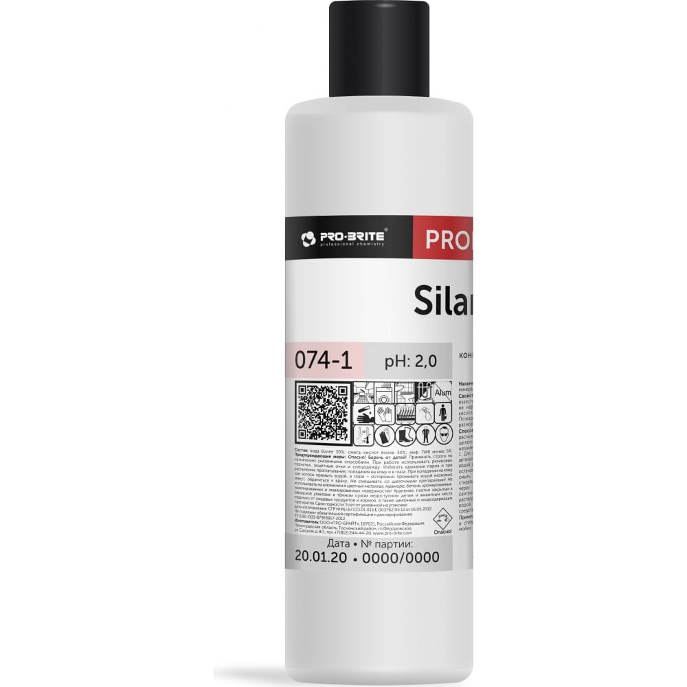 

Pro-Brite SILAN, концентрат против известковых отложений и ржавчины, 1л. 074-1