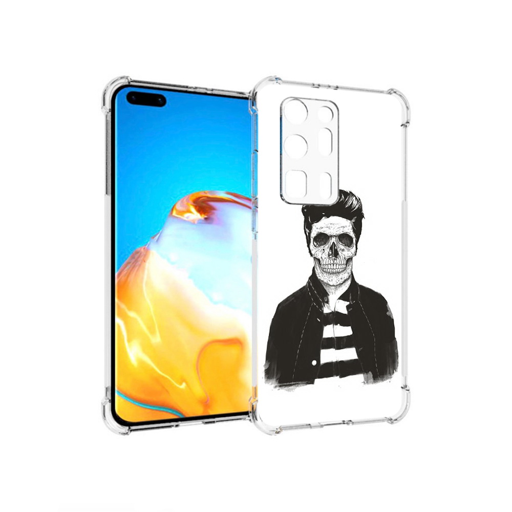 Чехол MyPads Tocco для Huawei P40 Pro+ скелет