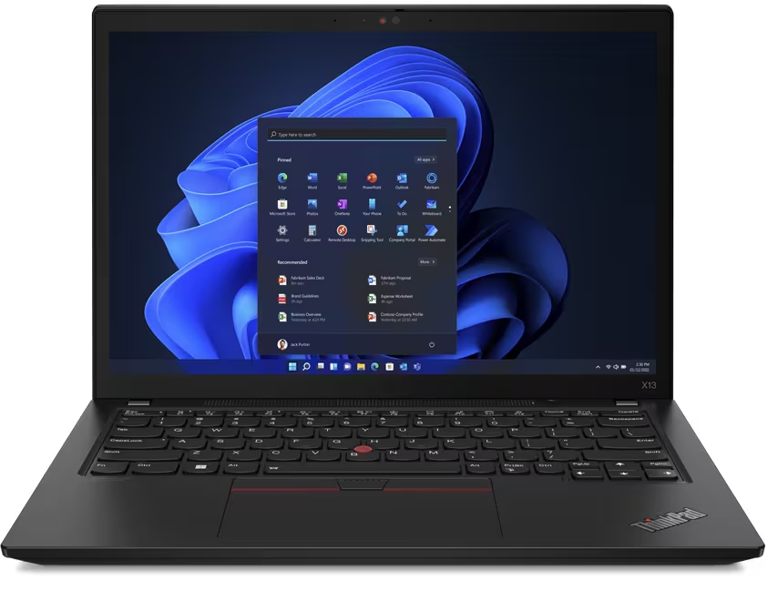 

Ультрабук LENOVO ThinkPad X13 Gen 3 Black (21BNS0RR00), ThinkPad X13 Gen 3
