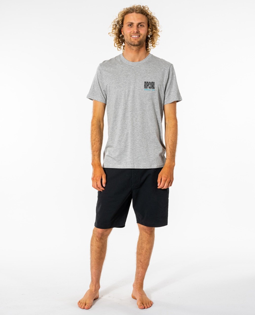 

Футболка мужская Rip Curl ORIGINS TEE серая L, ORIGINS TEE