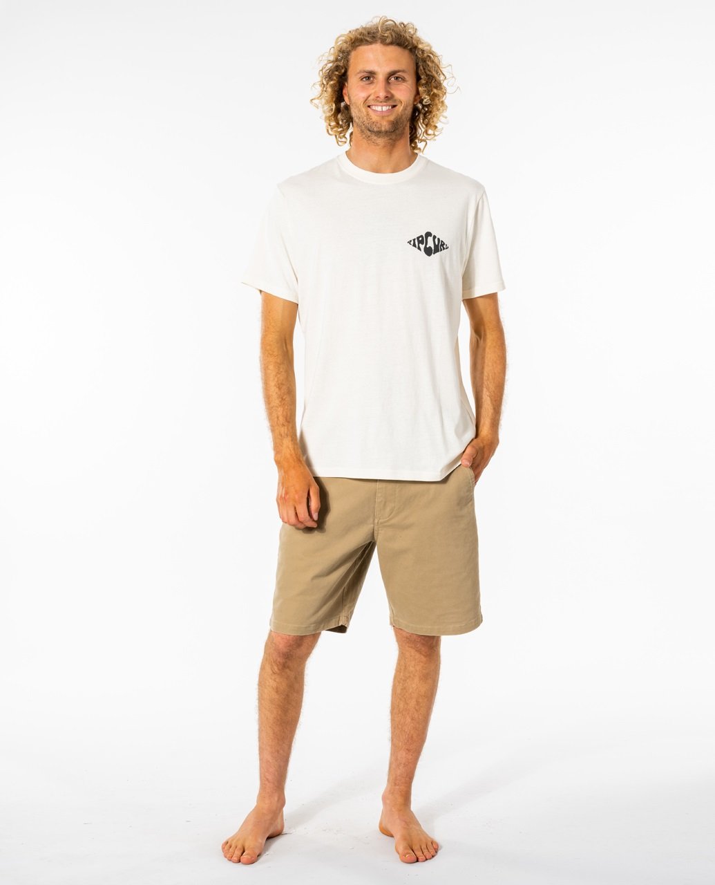 

Футболка мужская Rip Curl SWC CURREN TEE белая S, SWC CURREN TEE
