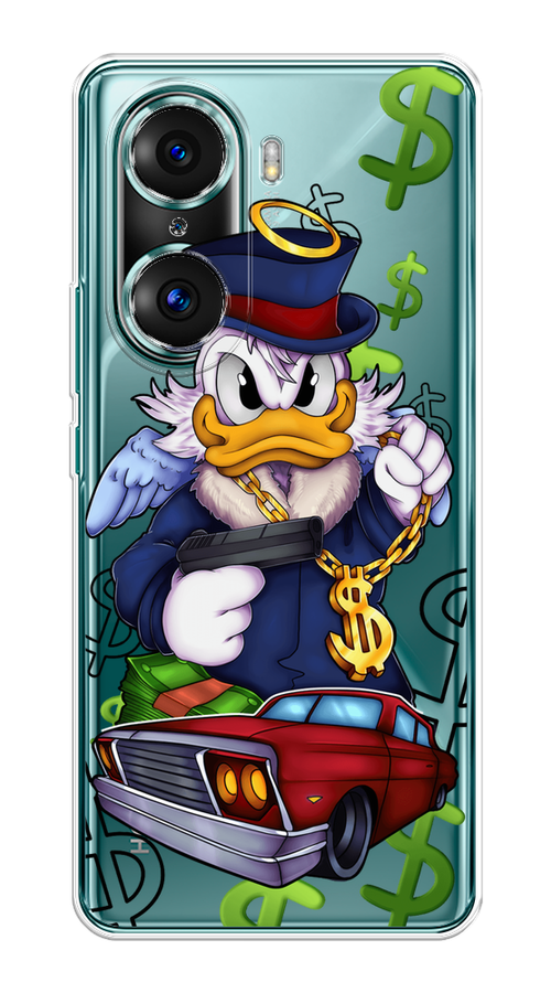 

Чехол на Honor 60 Pro "Scrooge McDuck with a Gold Chain", Красный;синий;белый, 6106750-6