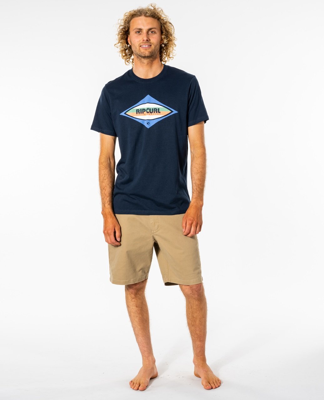 

Футболка мужская Rip Curl SURF REVIVAL DECAL TEE синяя XL, SURF REVIVAL DECAL TEE