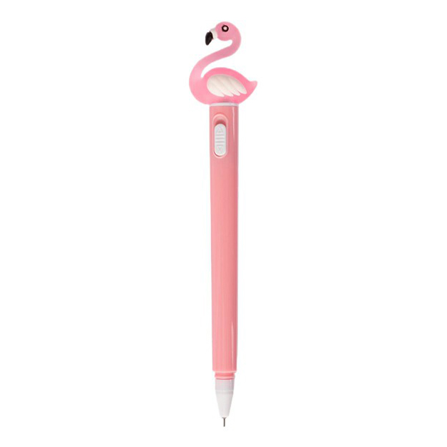 Ручка гелевая с подсветкой Alingar Фламинго пишущий узел 0,5 мм цвет чернил синий