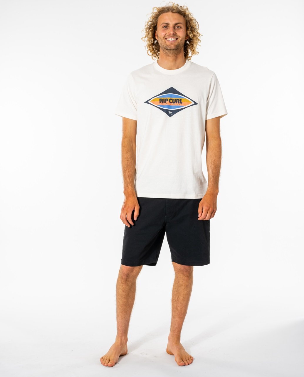 

Футболка мужская Rip Curl SURF REVIVAL DECAL TEE белая M, SURF REVIVAL DECAL TEE