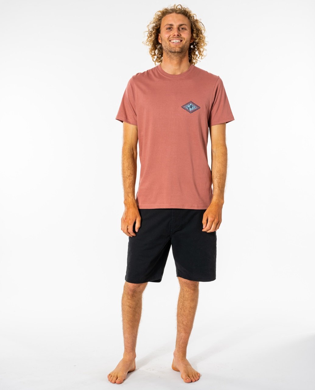 

Футболка мужская Rip Curl SWC RUBBER SOUL TEE розовая L, SWC RUBBER SOUL TEE