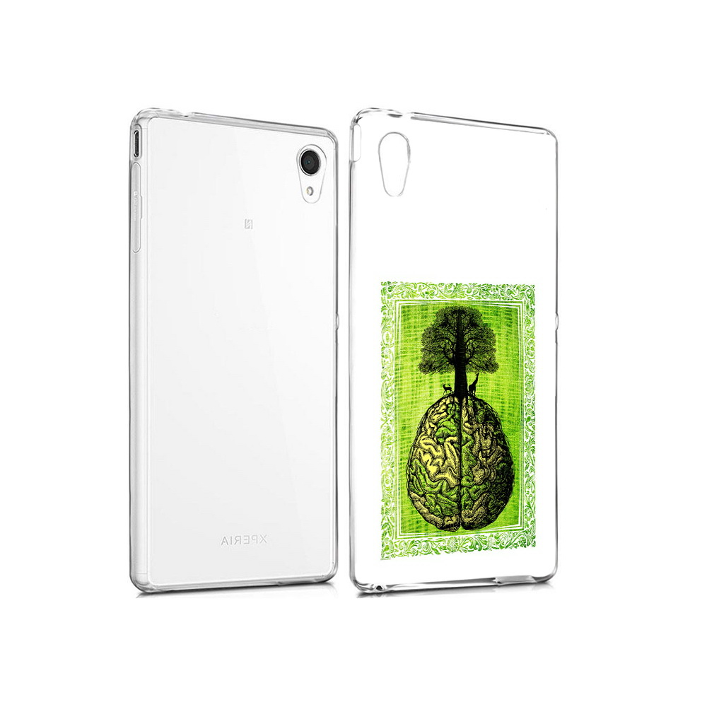 

Чехол MyPads Tocco для Sony Xperia M4 Aqua абстракция здоровый мозг (PT41841.249.211), Прозрачный, Tocco