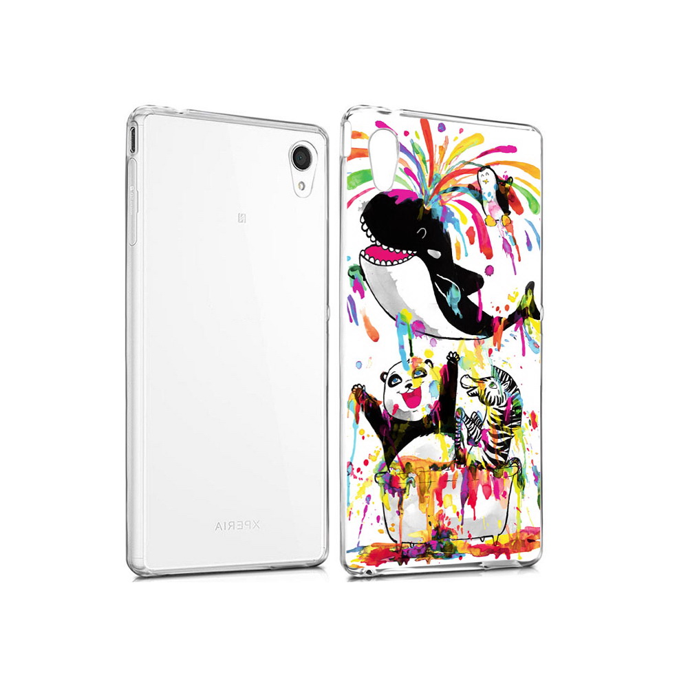 

Чехол MyPads Tocco для Sony Xperia M4 Aqua Хиппи кит (PT41841.249.191), Прозрачный, Tocco