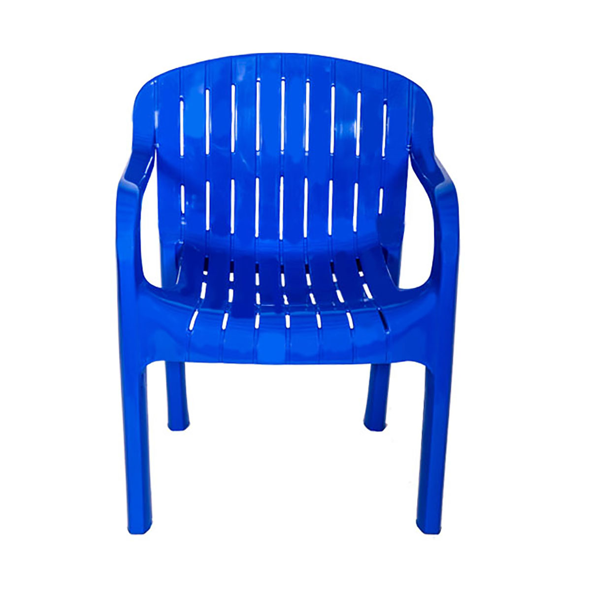 фото Кресло пластиковое стандарт пластик летнее 81 x 48 x 61 см синее