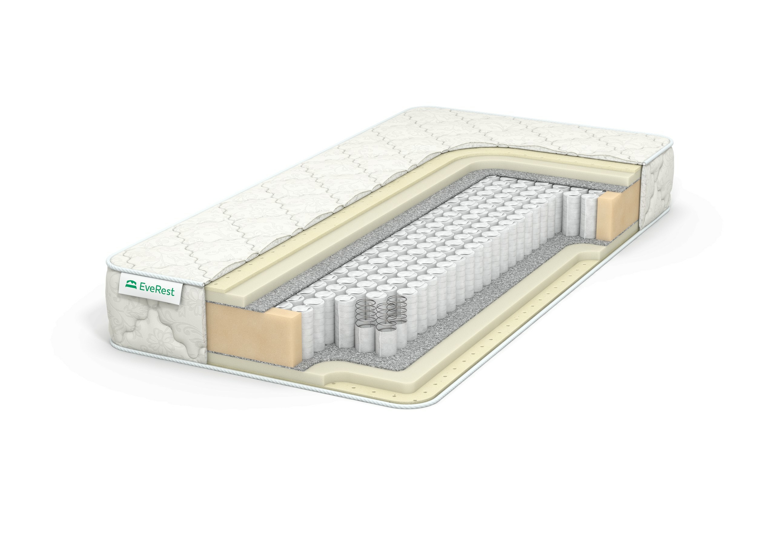 

Матрас EVEREST Софт Рестфом Латекс TFK 165х220, Бежевый;белый;серый;серебристый, Рестфом Латекс TFK