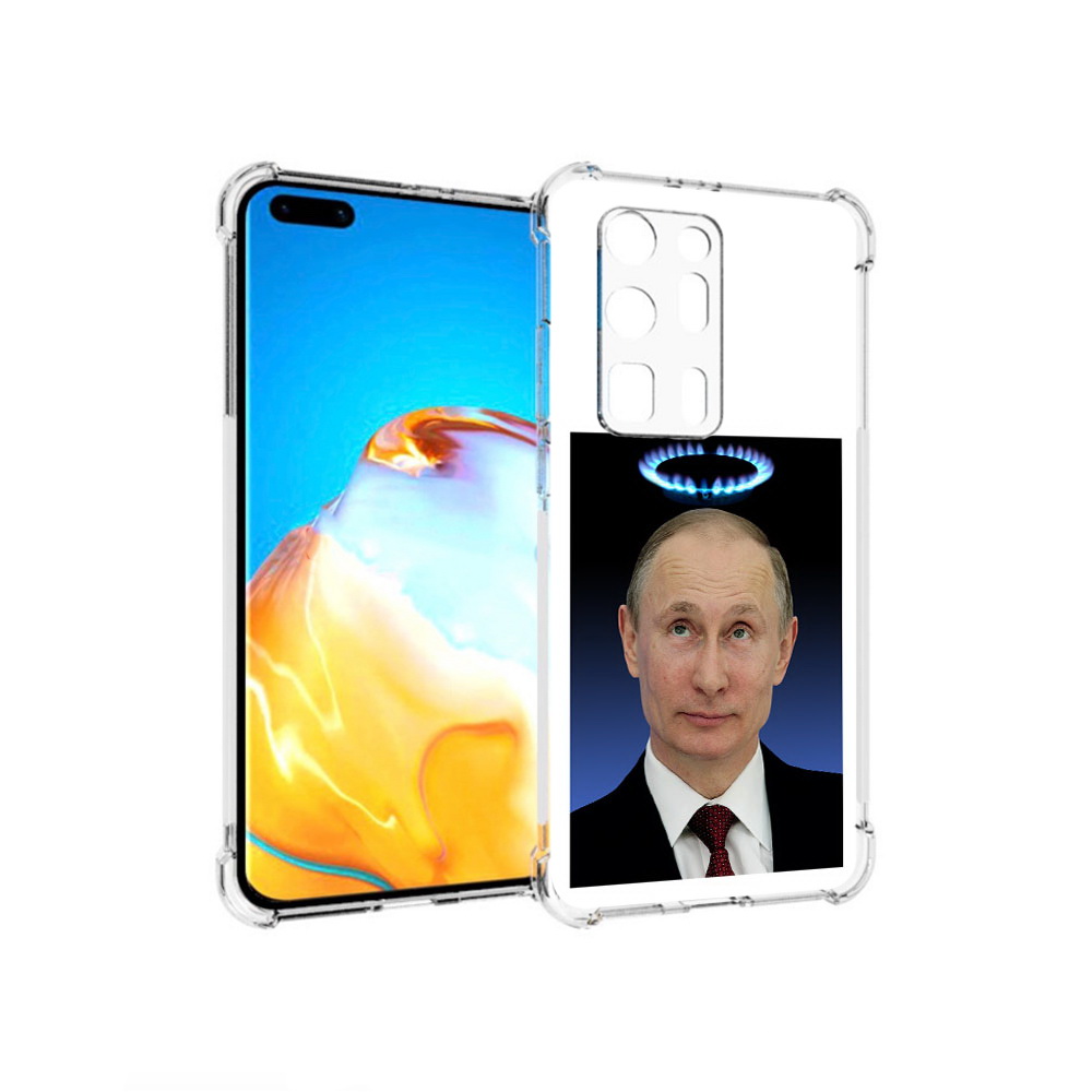 

Чехол MyPads Tocco для Huawei P40 Pro+ святой газ, Прозрачный, Tocco