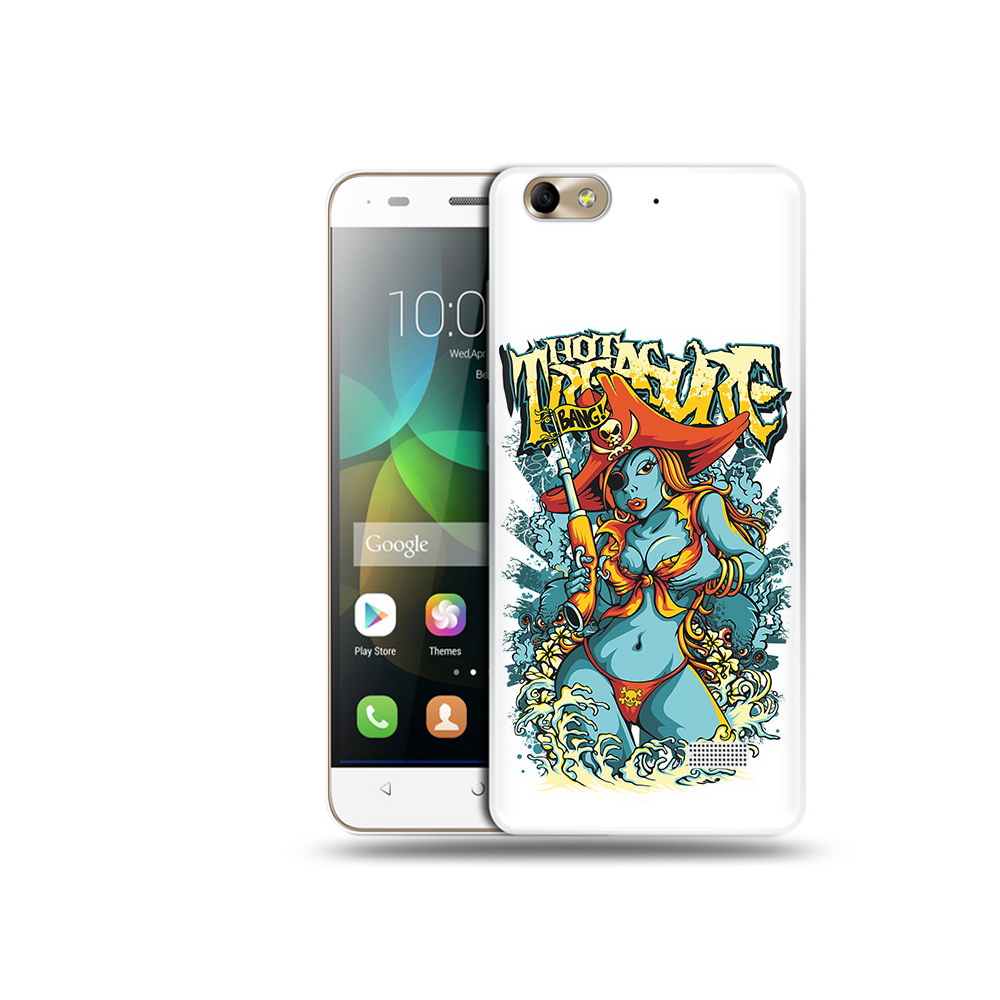 

Чехол MyPads Tocco для Honor 4C нарисованная синяя девушка комикс (PT10946.43.504), Прозрачный, Tocco