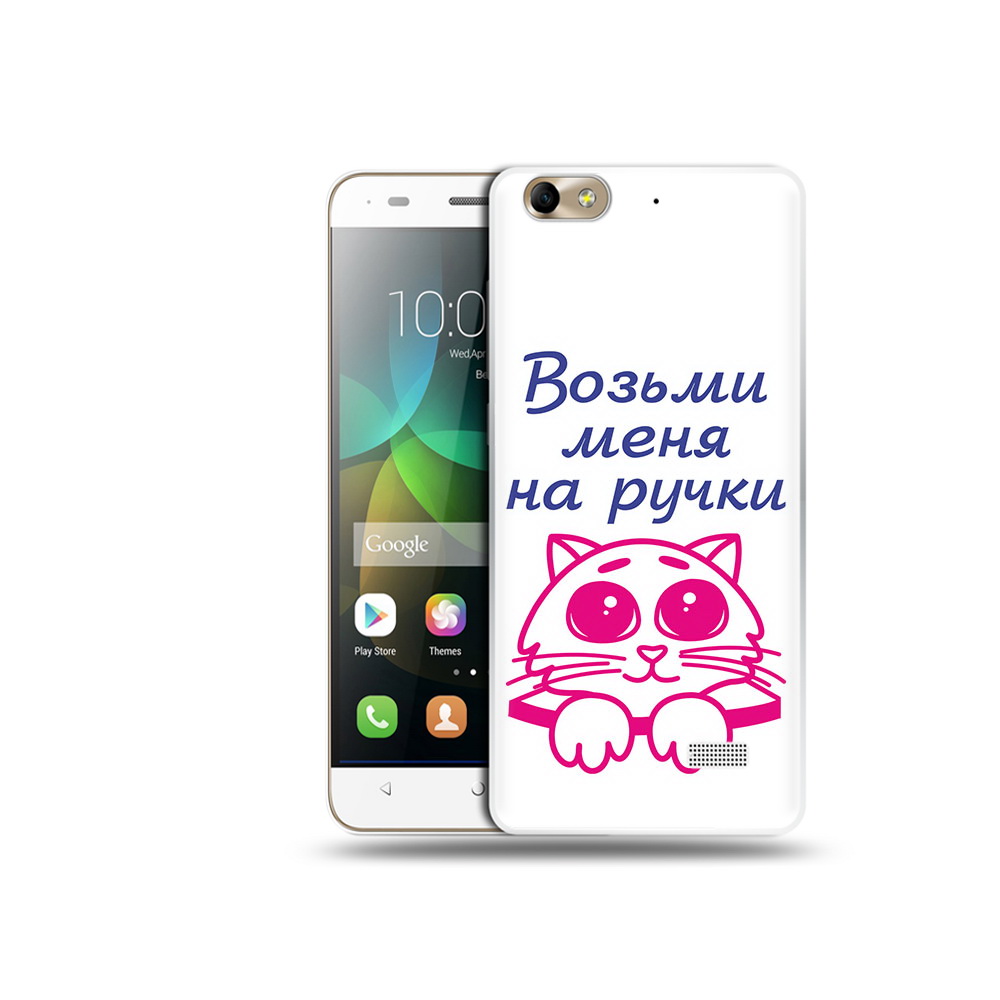 

Чехол MyPads Tocco для Honor 4C мяу (PT10946.43.491), Прозрачный, Tocco