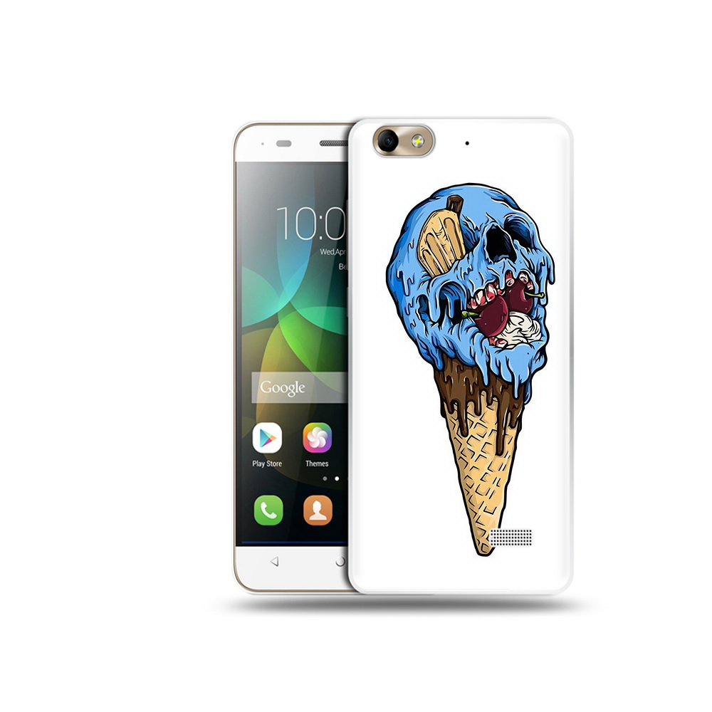 

Чехол MyPads Tocco для Honor 4C мороженное череп (PT10946.43.484), Прозрачный, Tocco