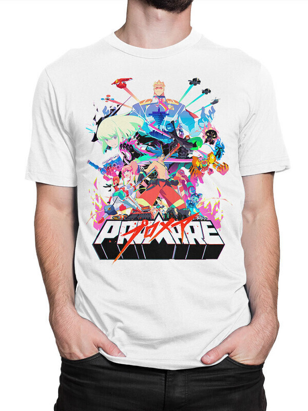

Футболка мужская Dream Shirts аниме Promare 50008982 белая XS, аниме Promare 50008982