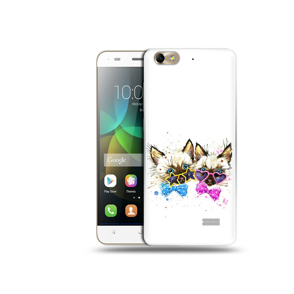 

Чехол MyPads Tocco для Honor 4C милые котята (PT10946.43.474), Прозрачный, Tocco