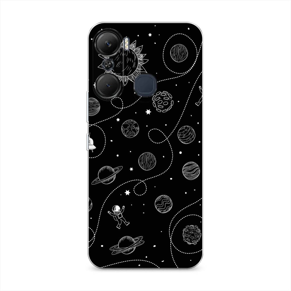 

Чехол Awog на Infinix Hot 12 Pro / Инфиникс Хот 12 Про "В невесомости", Бежевый, 3102450-4