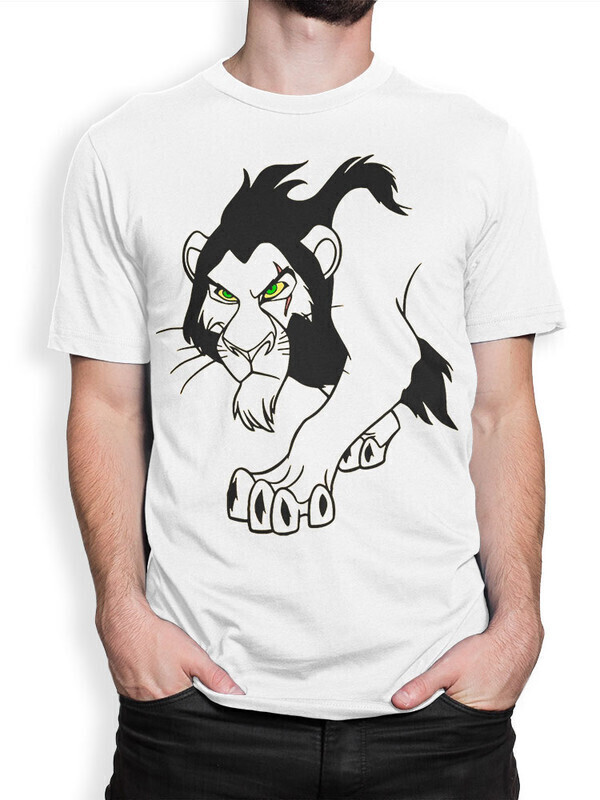 

Футболка мужская Dream Shirts Шрам - Король Лев 50008952 белая 3XL, Шрам - Король Лев 50008952