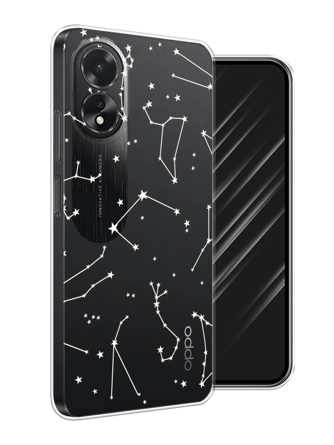 

Чехол Awog на Oppo A38 "Созвездия", Прозрачный;серый;бежевый, 2515350-1