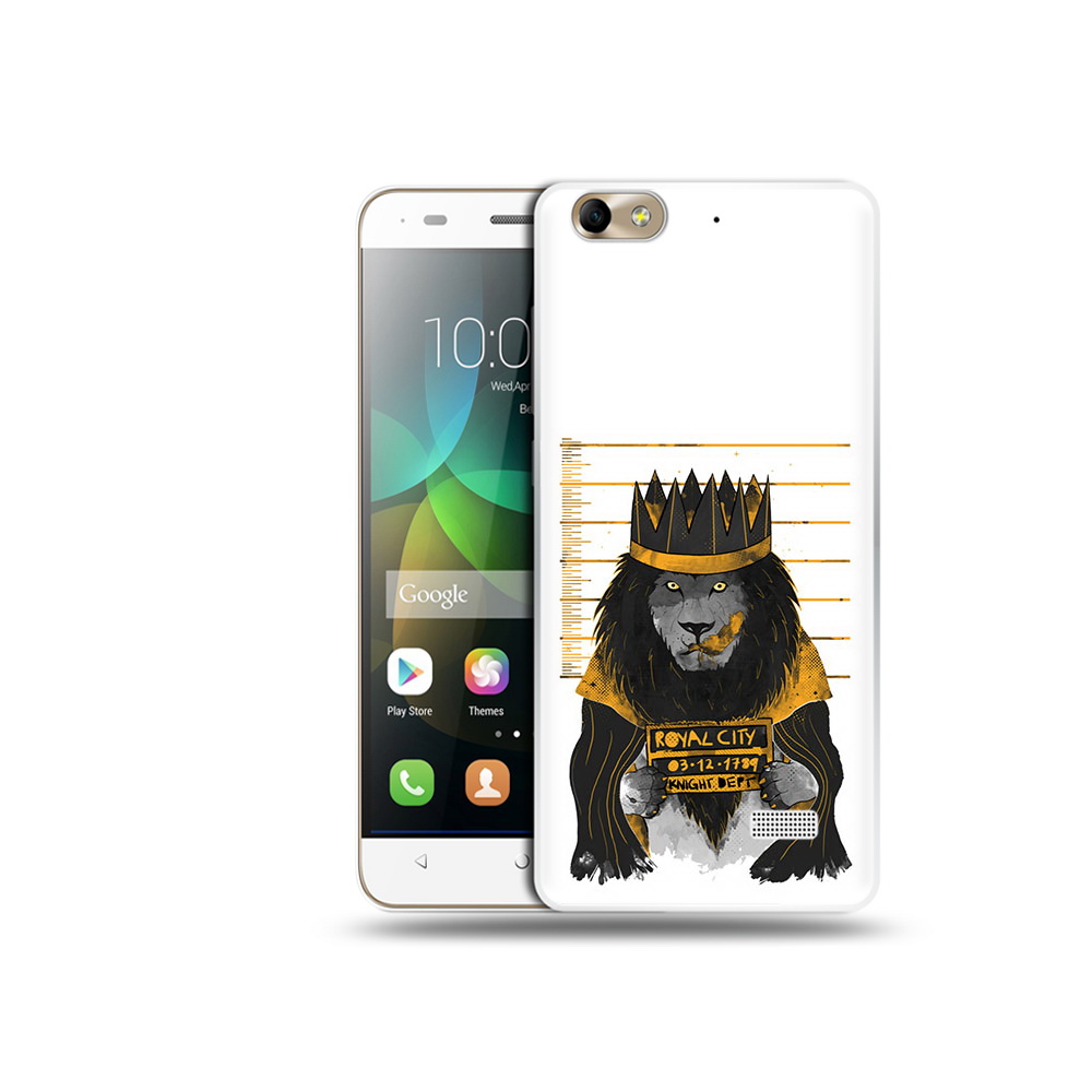 

Чехол MyPads Tocco для Honor 4C лев в законе (PT10946.43.435), Прозрачный, Tocco