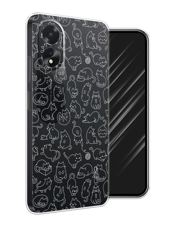 

Чехол Awog на Oppo A38 "Шкодливые котики", Прозрачный;бежевый, 2515350-1