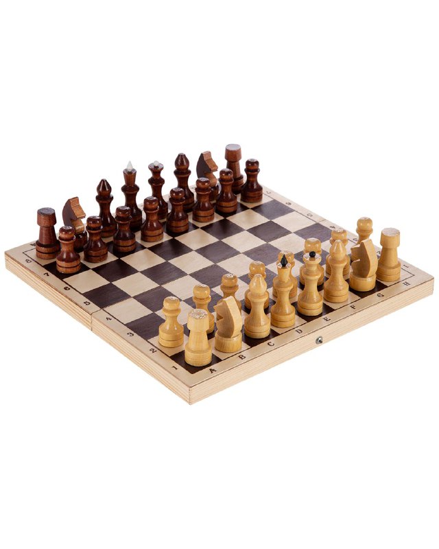 фото Шахматы орловская ладья деревянные, 29х14,5х3,8 см, фигуры покрыты парафином hwp-4