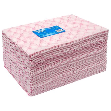 Полотенце, White Line, 45х90, розовое, 50 шт. салфетки одноразовые white line из спанлейса в коробке 10 х10 200 шт