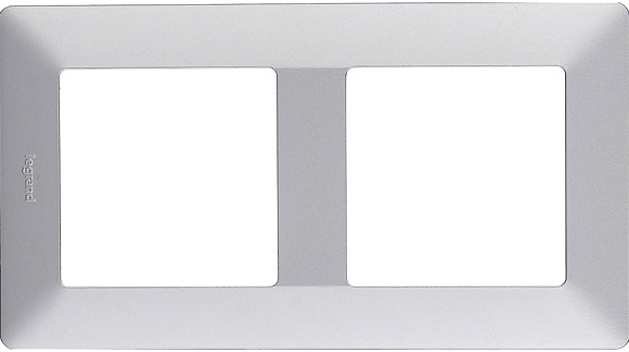 

LEGRAND Valena Life 754132 рамка двухместная алюминий, Серебристый, LEGRAND Valena Life 754132 рамка двухместная алюминий