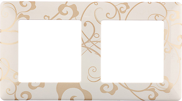 

LEGRAND Valena Life 754112 рамка двухместная ампир бежевая, Белый, LEGRAND Valena Life 754112 рамка двухместная ампир бежевая