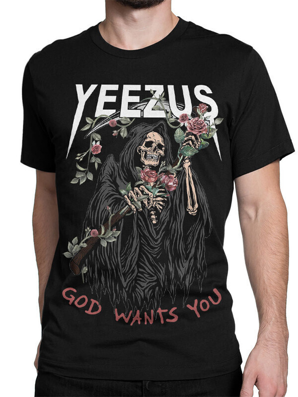 фото Футболка мужская dream shirts yeezus 50008892 черная xl