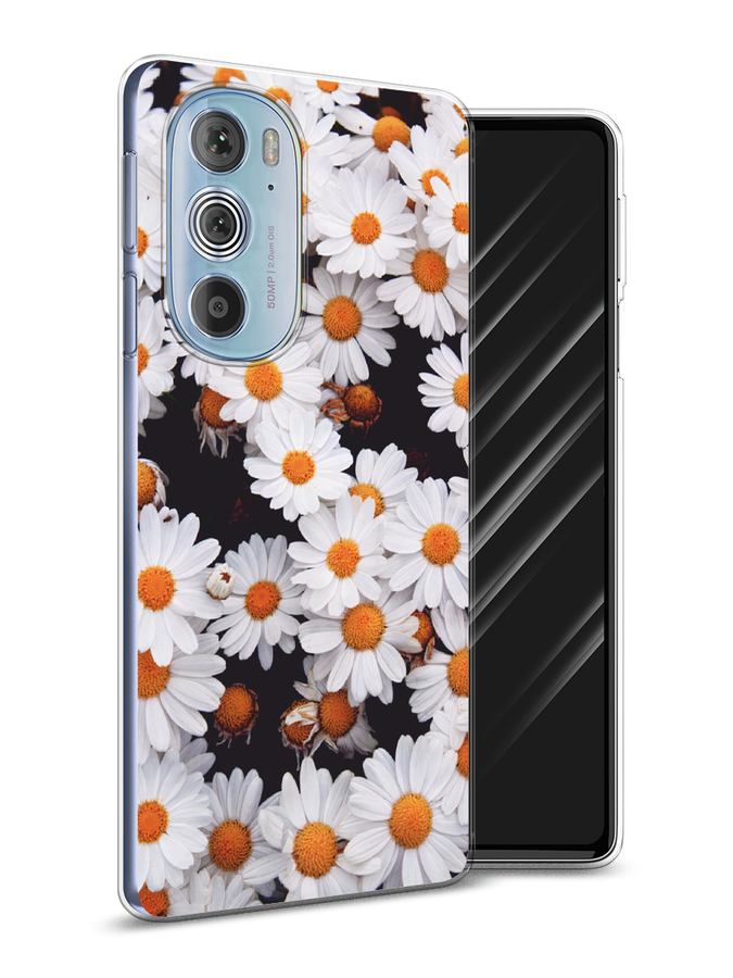 

Чехол Awog на Motorola Edge 30 Pro "Ромашковое поле", Разноцветный, 243350-4