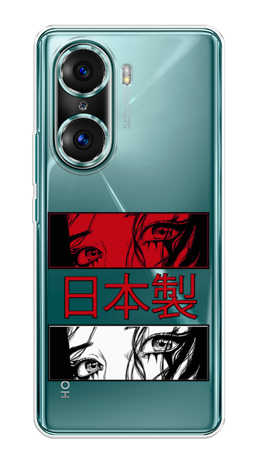 

Чехол на Honor 60 Pro "Аниме глаза манга", Красный;белый;черный, 6106750-4