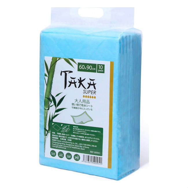 

Пеленки впитывающие для взрослых Taka Super бамбуковые 60x90 10 шт., Super