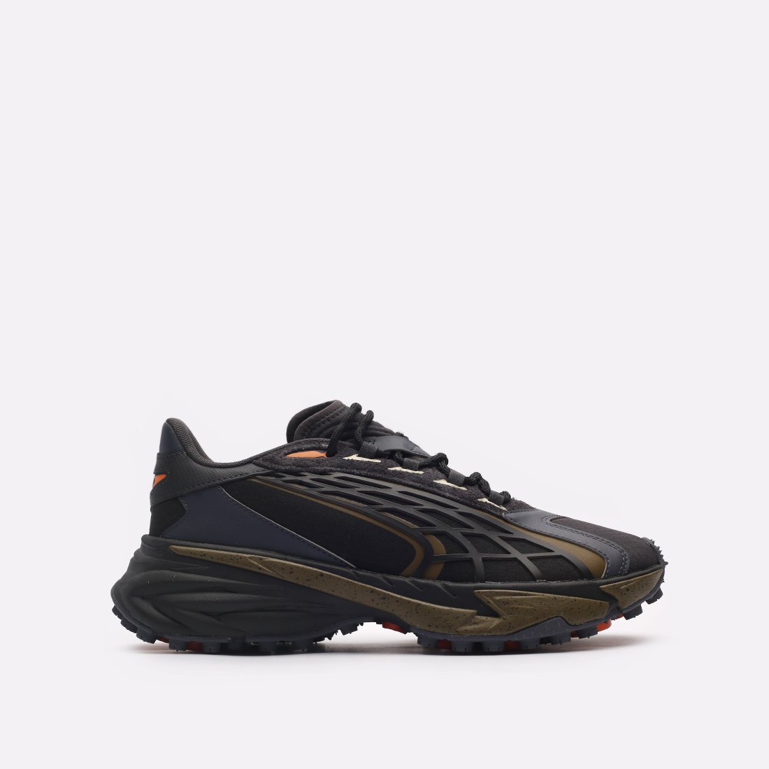 

Кроссовки мужские PUMA Spirex Gorpcore черные 9.5 US, Черный, Spirex Gorpcore