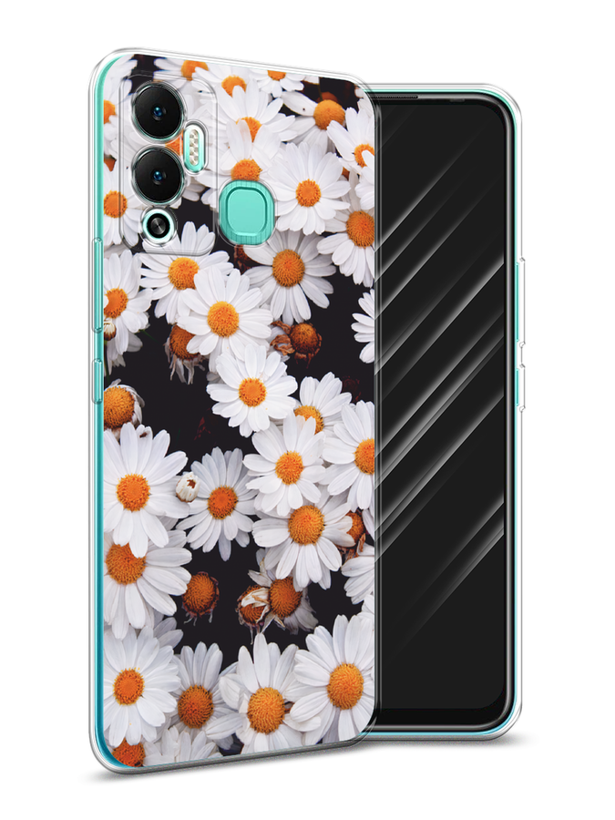 

Чехол Awog на Infinix Hot 12 Play "Ромашковое поле", Разноцветный, 3101750-4
