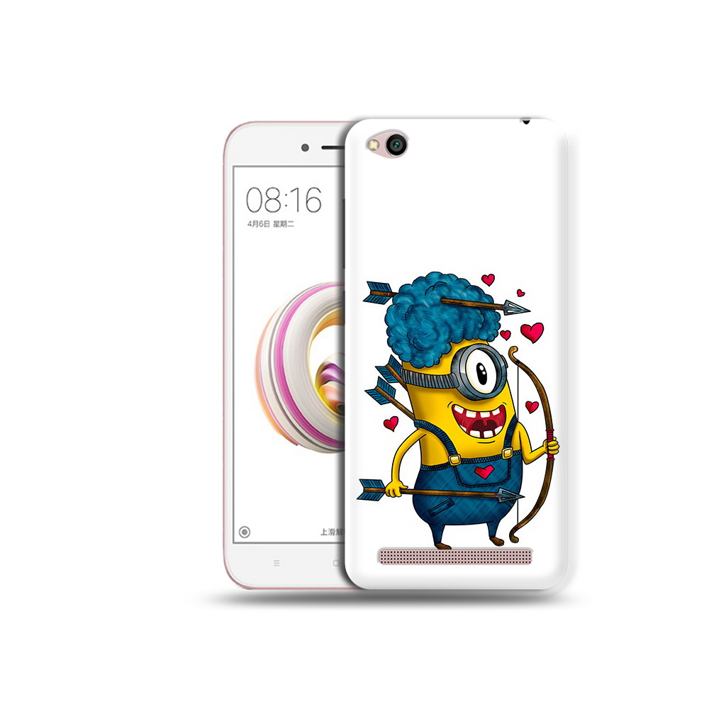 

Чехол MyPads Tocco для Xiaomi Redmi 5A Миньон купидон (PT227197.319.117), Прозрачный, Tocco
