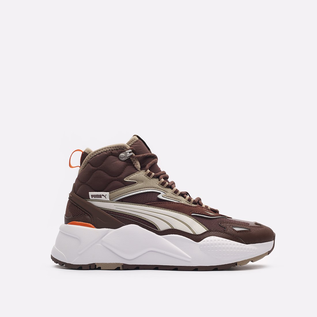 

Кроссовки мужские PUMA RS-X Hi коричневые 13 US, Коричневый, RS-X Hi