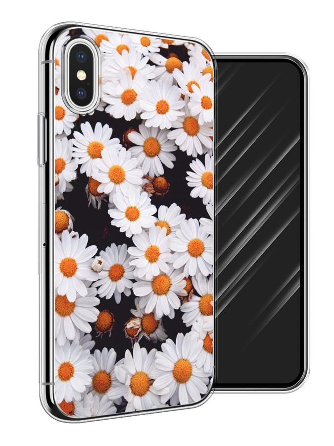 

Чехол Awog на Apple iPhone XS (10S) / Айфон XS (10S) "Ромашковое поле", Разноцветный, 11850-4