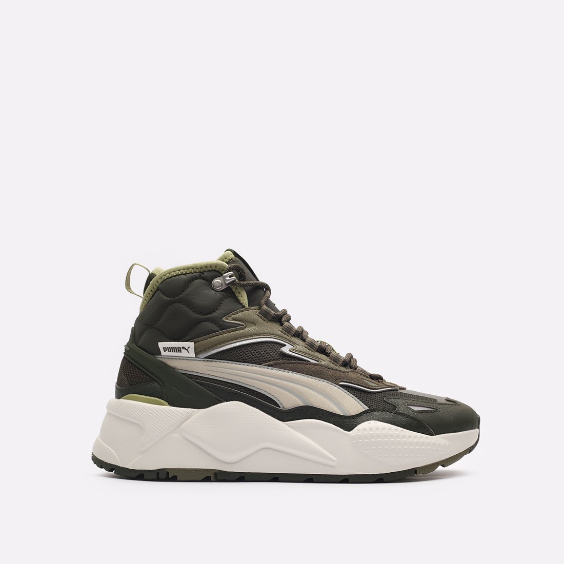 

Кроссовки мужские PUMA RS-X Hi зеленые 9 US, Зеленый, RS-X Hi