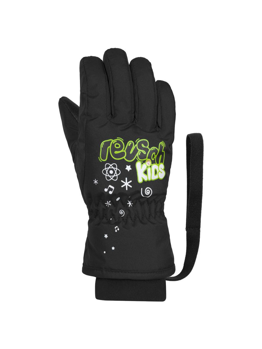 

Перчатки детские Reusch Kids, зеленый-черный, 10, Kids