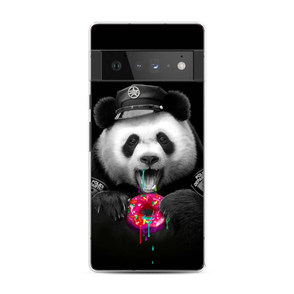 

Чехол Awog на Google Pixel 6 Pro "Панда police", Разноцветный, 270950-2