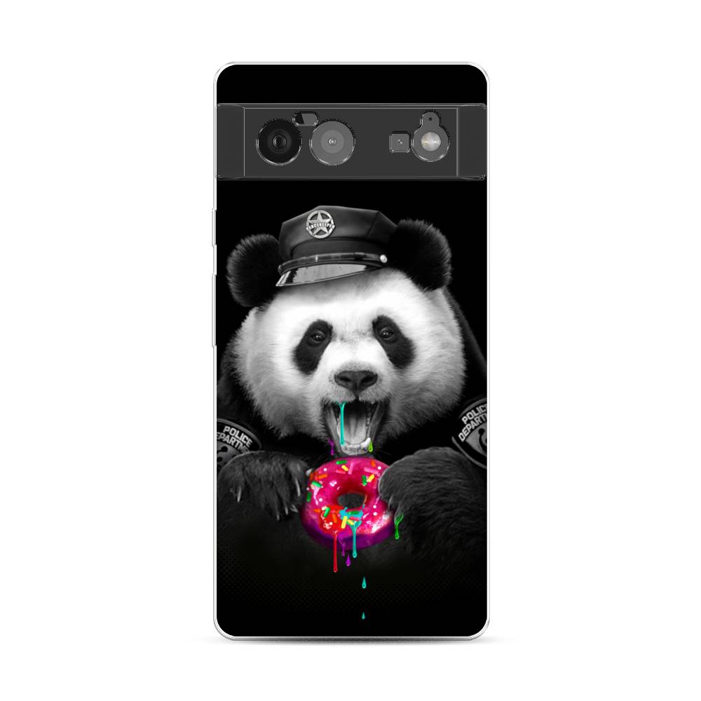 

Чехол Awog на Google Pixel 6 "Панда police", Разноцветный, 270850-2