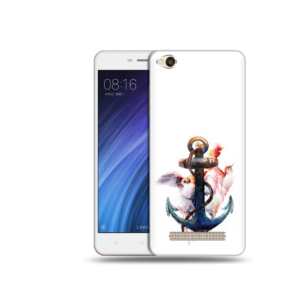 Чехол MyPads Tocco для Xiaomi Redmi 4A якорь с птицами (PT46130.318.703)