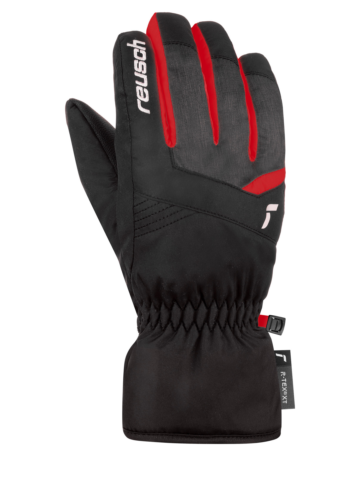 Перчатки детские Reusch Bennet R-Tex Xt Junior, красный-черный, 15 красный,  черный