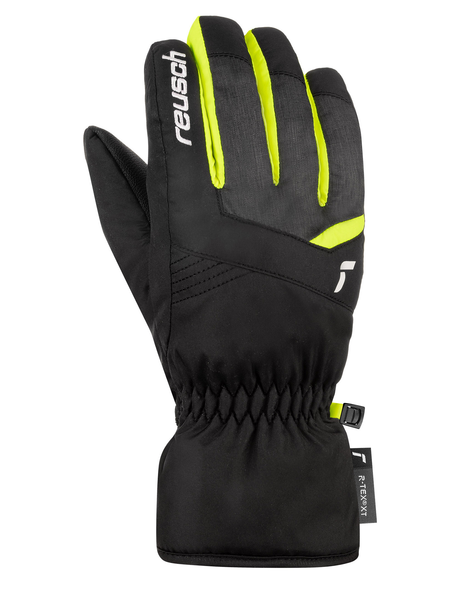 

Перчатки детские Reusch Bennet R-Tex Xt Junior, Blck-blck mel-safety yellow, 16, Черный;желтый, Bennet R-Tex Xt Junior