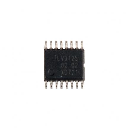 

Микросхема 74CBTLV3125PW TLV3125 TSSOP14 с разбора
